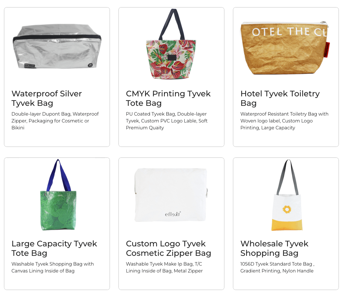 Top Tyvek Bag Manufacturers & Suppliers in China tyvek bag factory