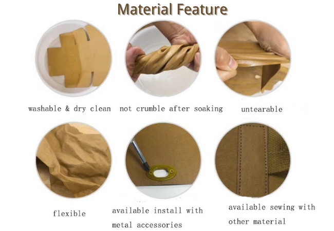 washable kraft paper material feature