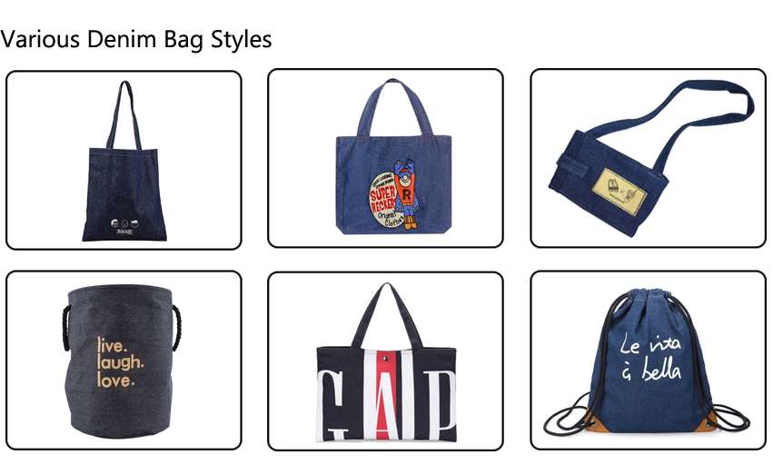 Various Denim Bag Styles