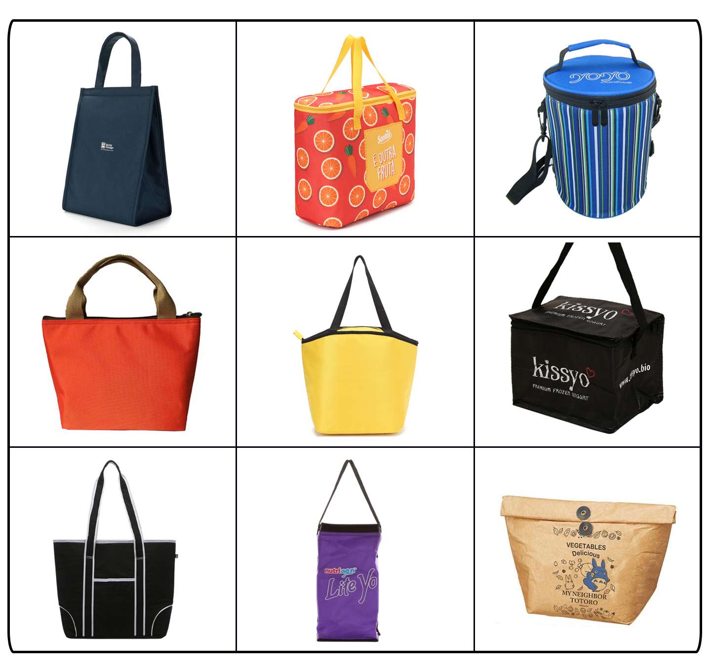 Shapes of cooler bag