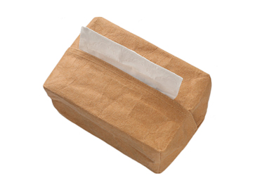 Wholesale Waterproof Washable Kraft Paper Tissue Box