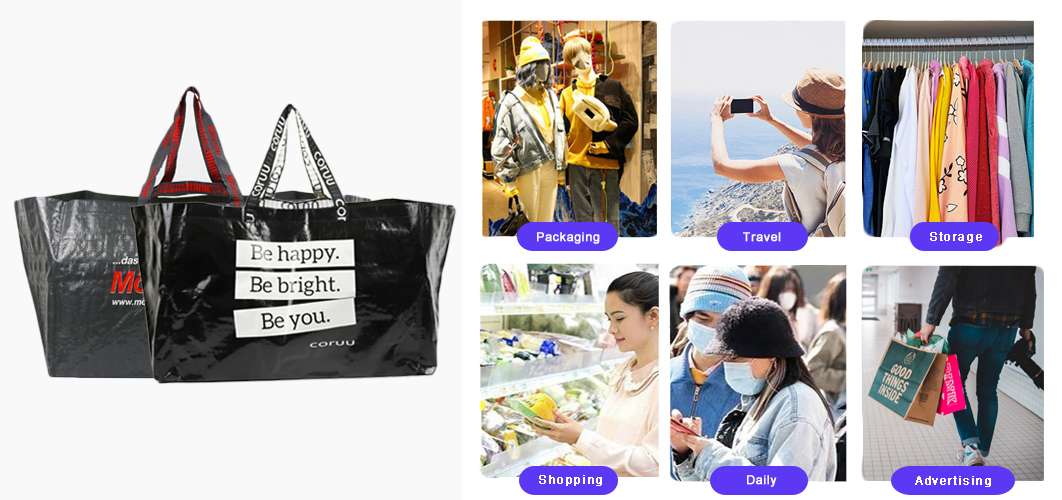 Laminated PP woven bag-usage